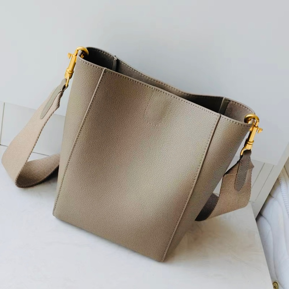 Brand New Beige Shoulder PV Leather Bag